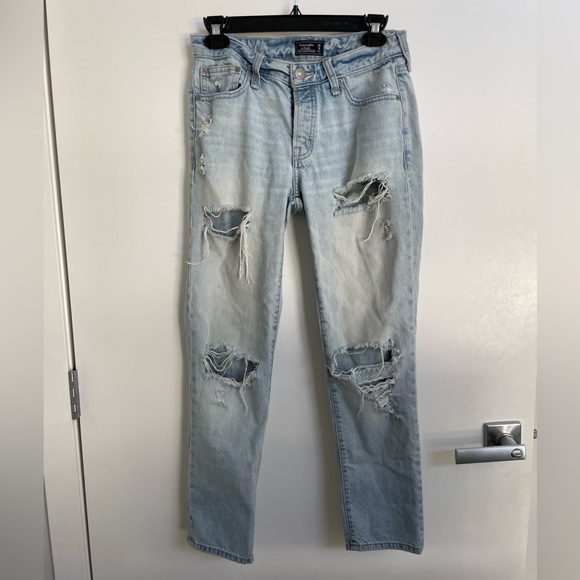 Abercrombie & Fitch Slim Distressed Boyfriend Jeans sz. 25 - Picture 2 of 6